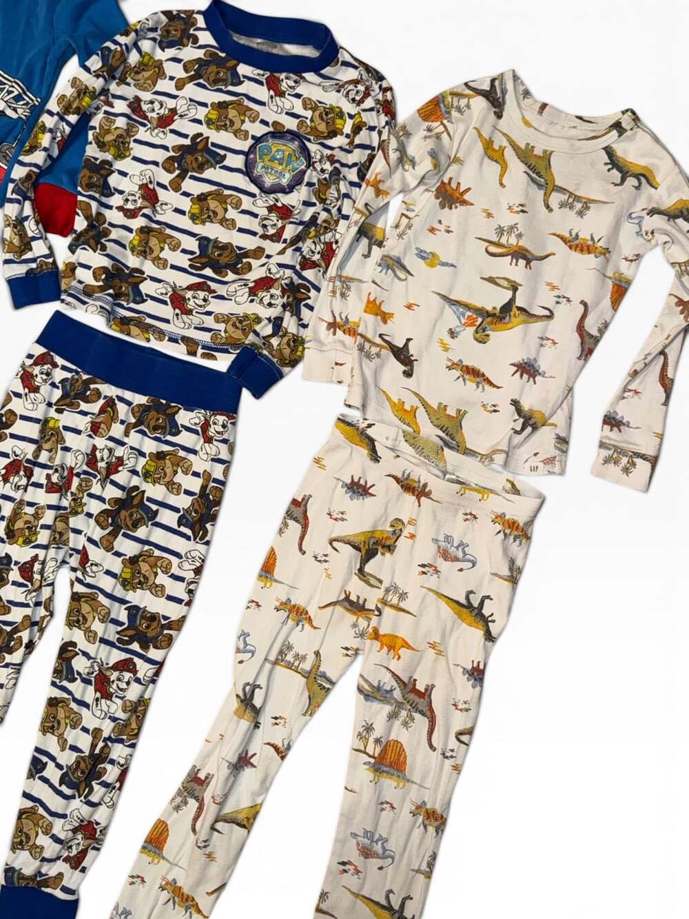 Toddler Boys Cotton Long Sleeve Pajama Sets Assorted Styles Size 5T - Picture 8 of 12